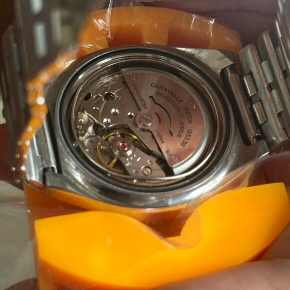 Vintage Caravelle By Bulova Set-o-matic Automatic Divers Watch 666FT Dual Day - Picture 7 of 8